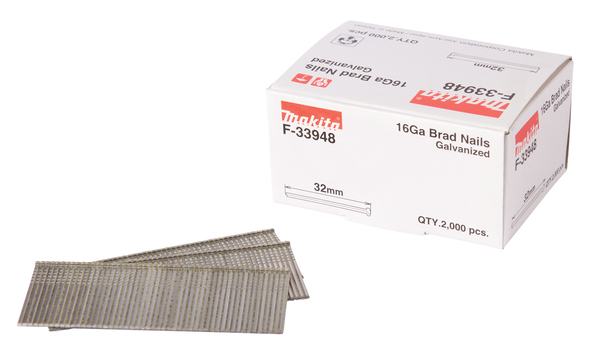 Ongle Makita; 1,6/16gx32 mm; 2000 unités