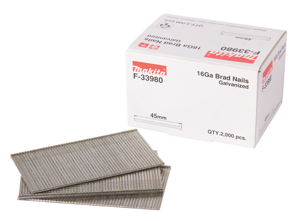 Ongle Makita; 1,6/16gx45mm; 2000 unités