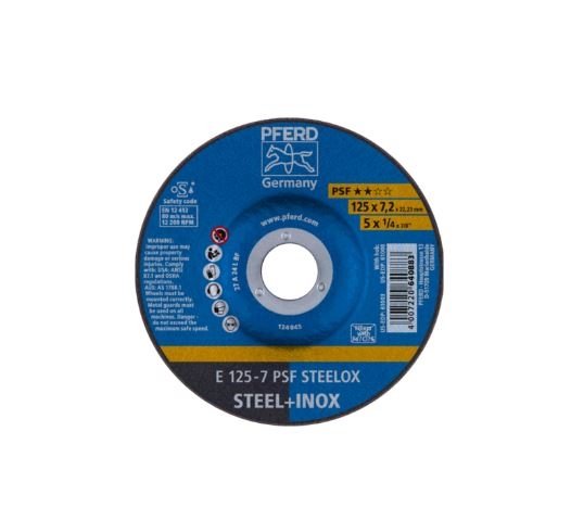 Disque abrasif PFERD; 125 mm