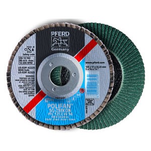 Disques à lamelles PFERD PFC125 Z Sg; 125 mm