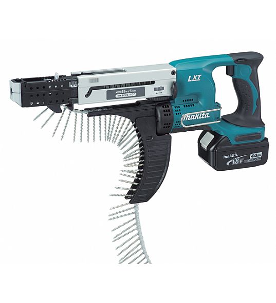 Tournevis pour cloison sèche Makita DFR750RME; 18 V; 2x4,0 Ah accu.