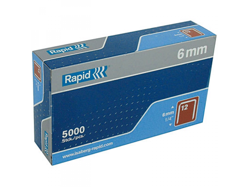 Agrafes Rapid; 12,95x6 mm; 5000 pcs .; TYPE 12