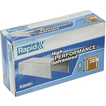 Agrafes Rapid; 12,95x8 mm; 5000 pcs .; TYPE 12