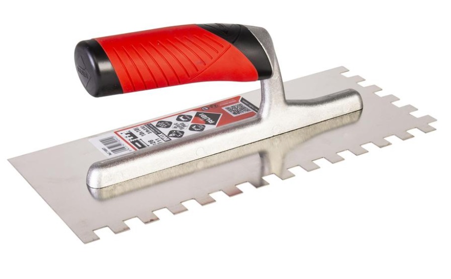 Peignes pour colle à carrelage Rubi Rubiflex INOX; 10x10 mm; 28 cm