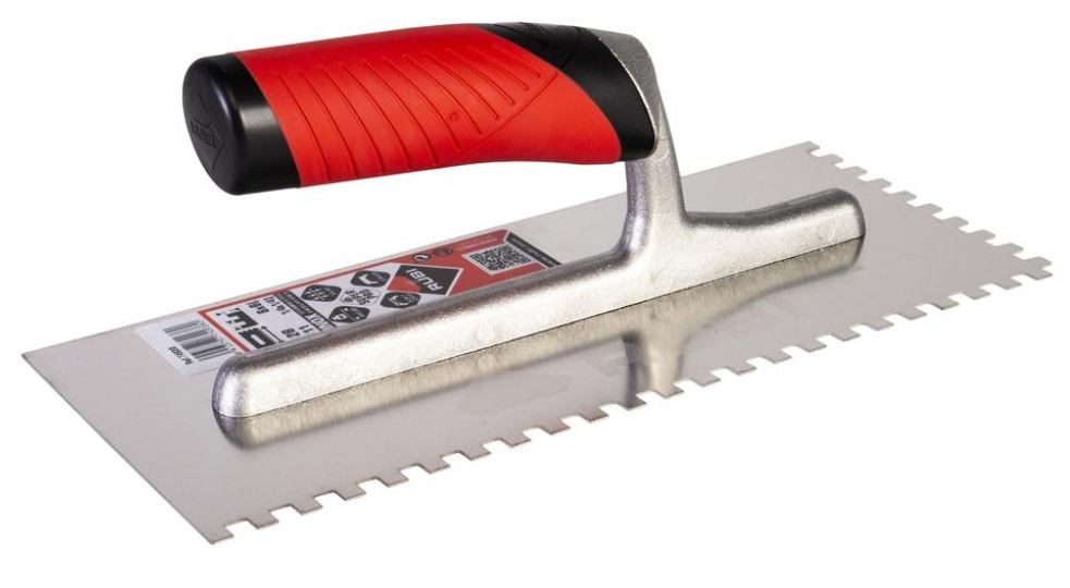 Peignes pour colle à carrelage Rubi Rubiflex INOX; 6x6 mm; 28 cm