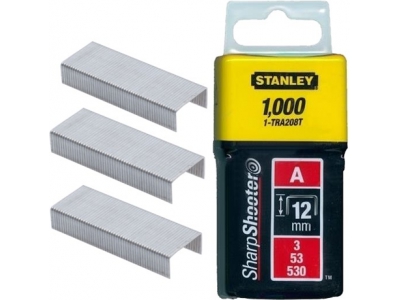 Agrafes Stanley; 11,3x12 mm; 1000 pcs .; type A galvanisé