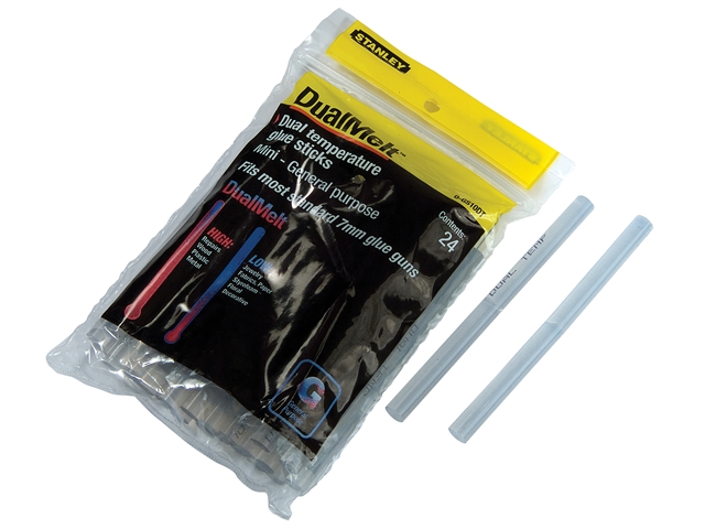 Bâton de colle Stanley ''DualTemp''; 7x100 mm; 24 pcs .; transparent