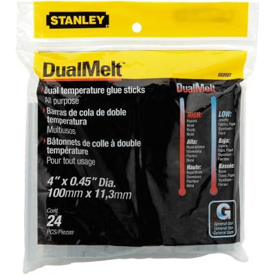 Bâton de colle Stanley ''DualTemp''; 12x100 mm; 24 pcs .; transparent