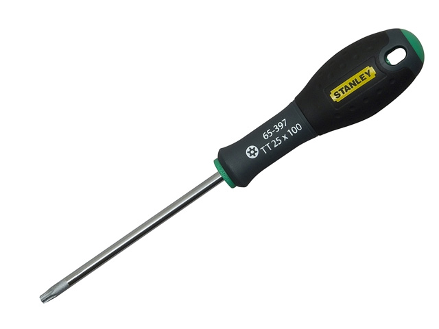 Tournevis manuel / ciseau Stanley FatMax; T30; embout en forme d’étoile