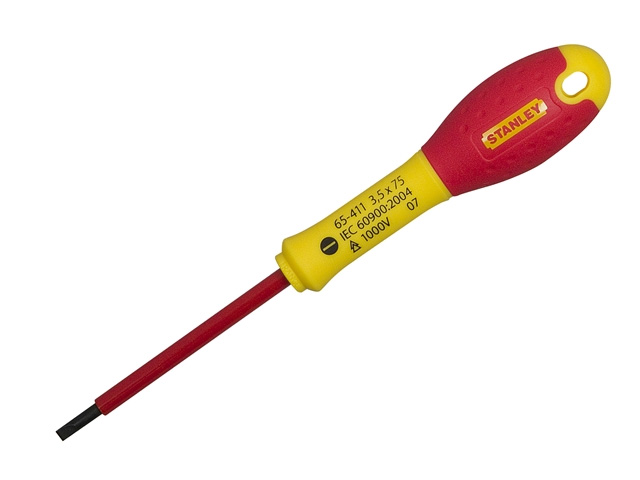 Tournevis plat Stanley FatMax VDE; SL3,5; 1000 V