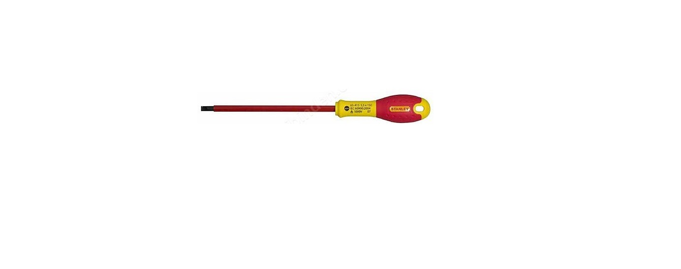 Tournevis plat Stanley FatMax VDE; SL4; 1000 V