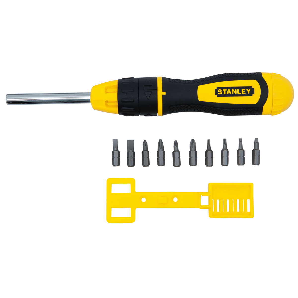 Tournevis manuel / ciseau Stanley Multibit + tournevis Bit