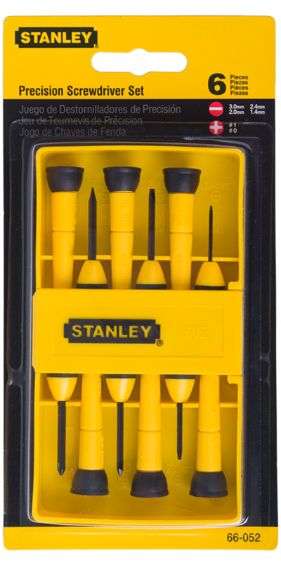 Ensemble de tournevis Stanley CUSHION GRIP; 6 unités