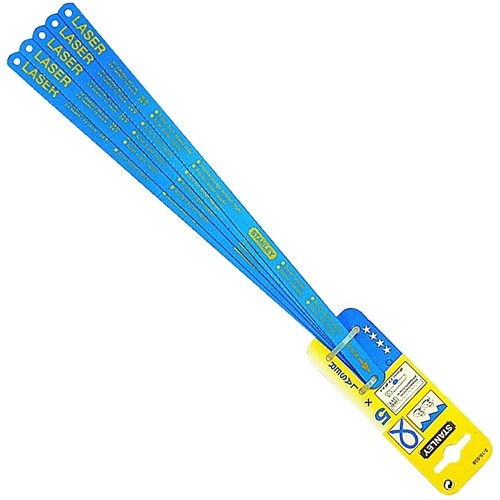 Lame de scie à métaux Stanley Lazer; 300 mm; 5 unités