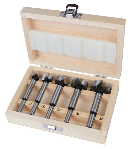 Coffret de forêts pour le bois Makita; 15-35 mm; 5 unités