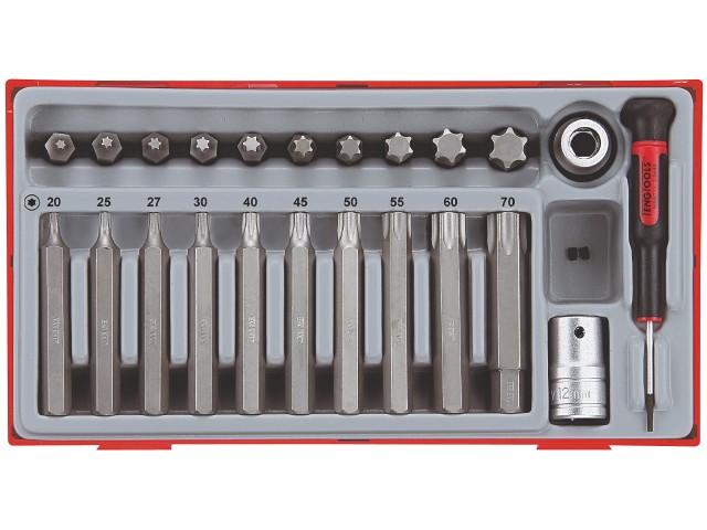 Jeu d'accessoires de tournevis Teng Tools TTTX23; 23 unités