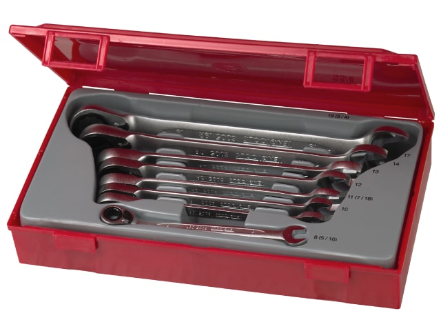 Clé à cliquet Teng Tools TT6508R; 8 unités