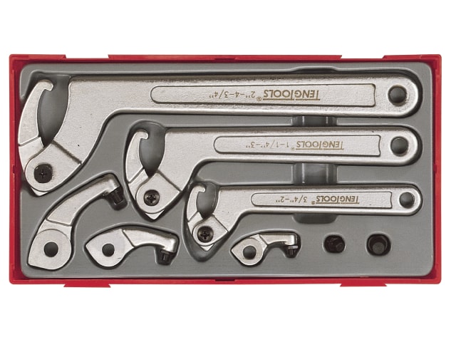 Ensemble de clés combinées Teng Tools TTHP08; 8 unités