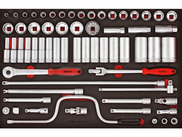 Jeu de douilles Teng Tools TTESK63; EVA; 63 unités