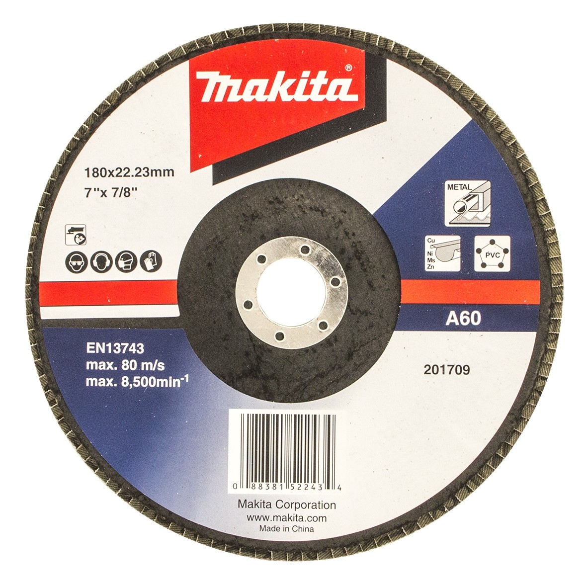 Meule-éventail Makita Economy; 125 mm; A40