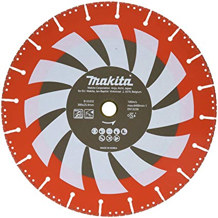 Disque à tronçonner diamanté Makita Rescue; 300 mm
