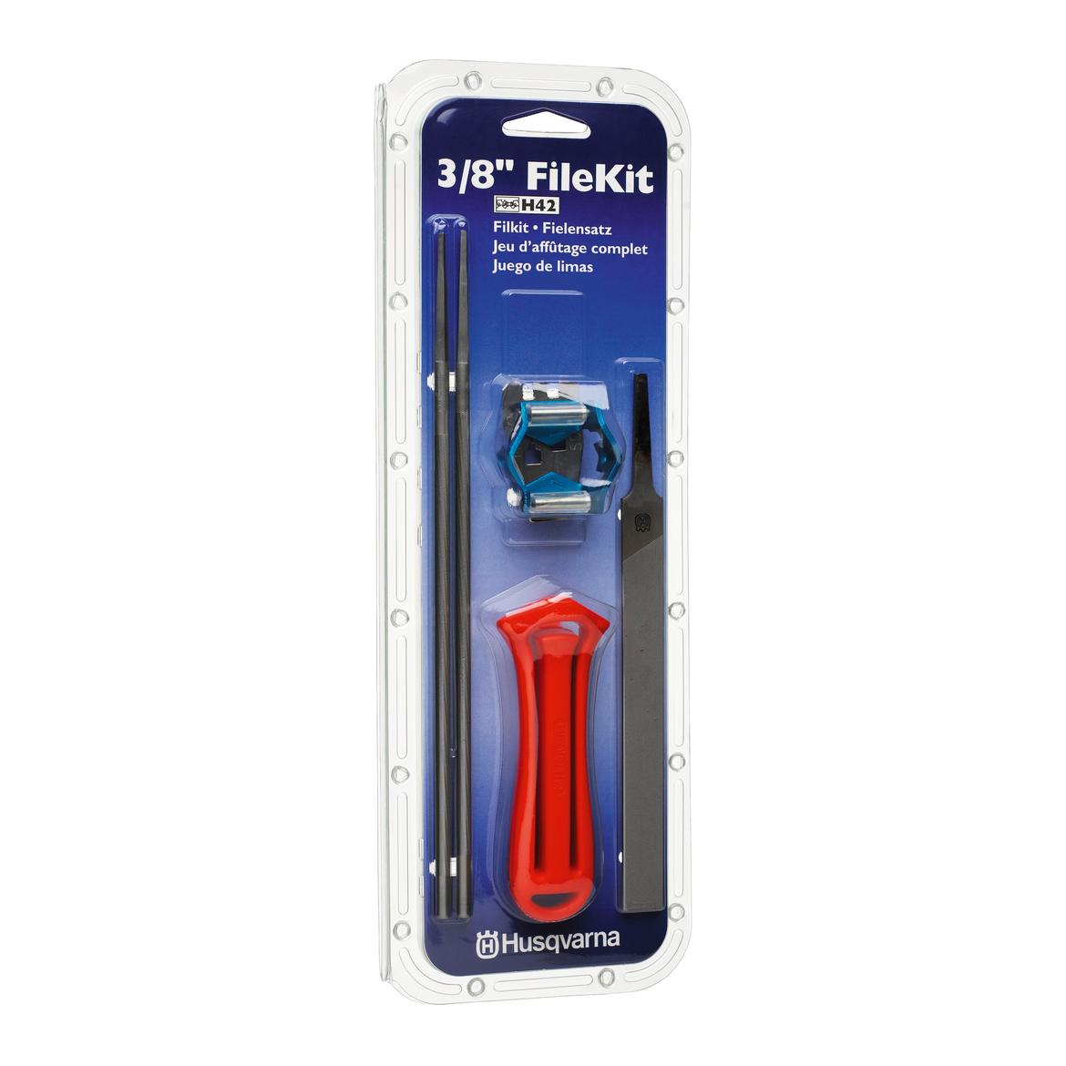 Sharpering et ensemble de nettoyage Husqvarna 505698130; pour les chaînes 3/8 ''