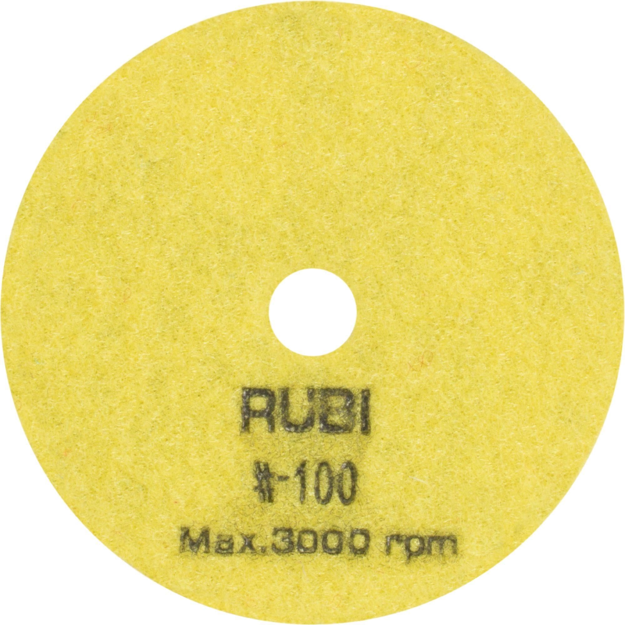 Disque de polissage diamant Rubi 62971; 100 mm