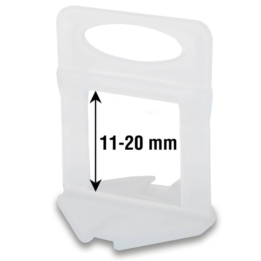 Indicateur de niveau de carrelage Rubi; 11-20 mm; 1,5 mm; 100 unités